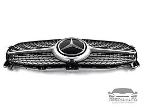 Тюнінг Решітка радіатора Mercedes GLE-Class W167 2019-2020год ( Diamond Silver )