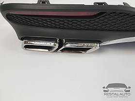 Дифузор з насадками Mercedes GLE-Class W166 2015-2018год