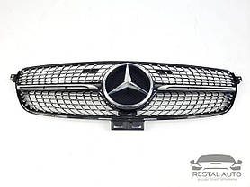 Тюнінг Решітка радіатора Mercedes GLE-Class W166 2015-2018год (Diamond Black)