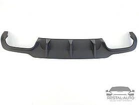 Дифузор на задній бампер Mercedes C-Class W204 2011-2014год (в стилі AMG)