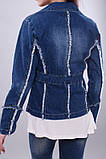 Джинсова куртка KSU-KSU 30102-35 XS Джинс, фото 6