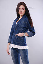 Джинсова куртка KSU-KSU 30104-35 S Джинс