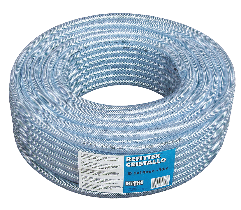 Шланг технічний, REFITTEX CRISTALLO, 50*5 мм, 5/15
bar, TXRC50*60/25