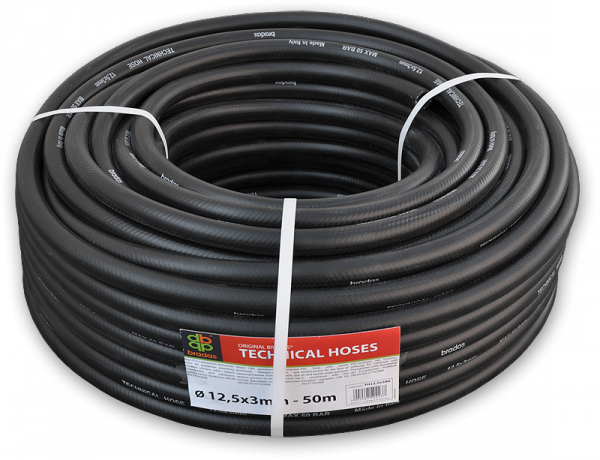 BRADAS Шланг технічний BLACK 12,5 х 3 мм, 17 bar, TH12,5*3BK