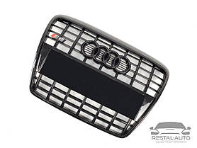 Тюнінг Решітка радіатора Audi A6 2004-2011рік Чорна (в стилі S-Line)