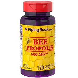 Бджолиний прополіс Piping Rock Bee Propolis 600 mg (120 капсул.)