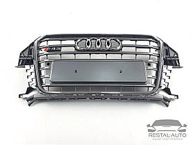 Тюнінг Решітка радіатора Audi Q3 2011-2014год Сіра з хромом (в стилі S-Line)