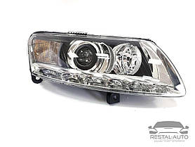 Передні фари Bi-Xenon на Audi A6 C6 2004-2011 роки