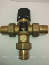 Змішуючий термостатичний клапан 3/4" 40-65С GROSS (вихід збоку)