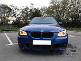 Ніздрі на BMW 5 Серії E60 2003-2010 рік Чорні Глянсові ( Подвійні M-Look ), фото 2