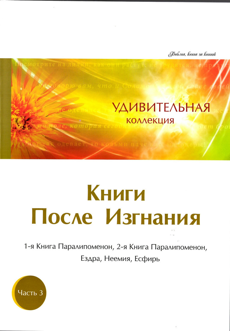 Дивовижна колекція Книги після вигнання Частина 3 (рос)