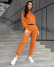 Женский спортивный костюм Staff moon light brown fleece