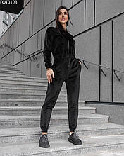 Женский комбинезон Staff black velour fleece