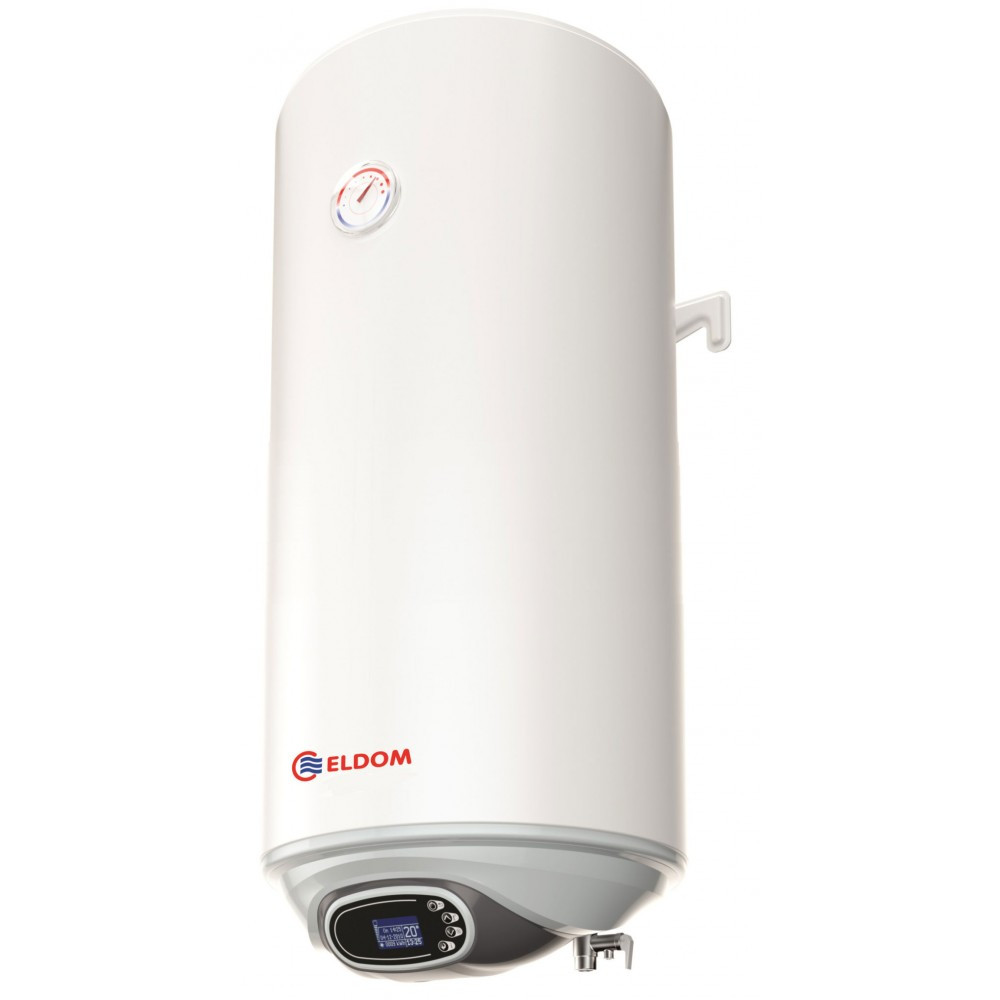 Бойлер настінний Eldom Eureka 100 ECO Сухий тен 2*1W, товщина бака 2 мм, віч. теплоізол.