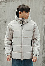 Зимова куртка Staff K white gray basic