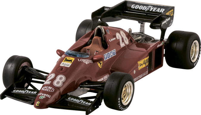 Formula 1 Auto Collection №78 - Ferrari 126C3 - Рене Арну (1983) | Колекційна модель 1:43 | Centauria