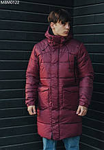 Зимова куртка Staff long bordo