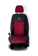 Чехлы на сиденья Фиат Добло Комби (Fiat Doblo Combi) (модельные автоткань,логотип)