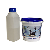 Епоксидка прозора для 3D стільниць з затверджувачем Plastall ART 2 кг (P_L)