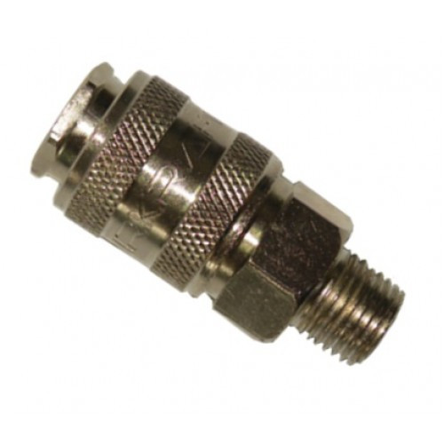 Швидкороз'ємне з'єднання 1/4" зовнішня різьба AIRKRAFT SE1-2SM, фото 1
