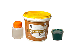 Емаль акрилова для реставрації чавунних сталевих та акрилових ванн Fеniks Easy 800г колір Зелений (P_L)