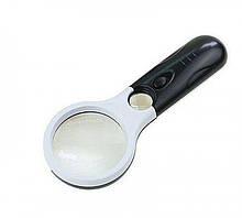 Лупа з двома лінзами і підсвічуванням Magnifier 6902c