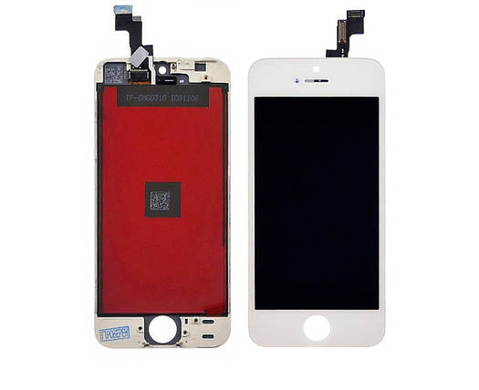 Дисплей + сенсор Apple iPhone 5S білий HC, фото 1