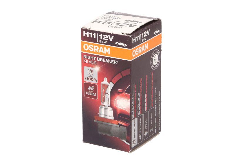 Галогенова лампа Osram H11 Night Breaker Silver 12v/55w, фото 1