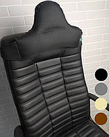 Подушка підголівник для крісла, ортопедична. EKKOSEAT. Універсальна. Чорна, сіра, бежева, чорна.