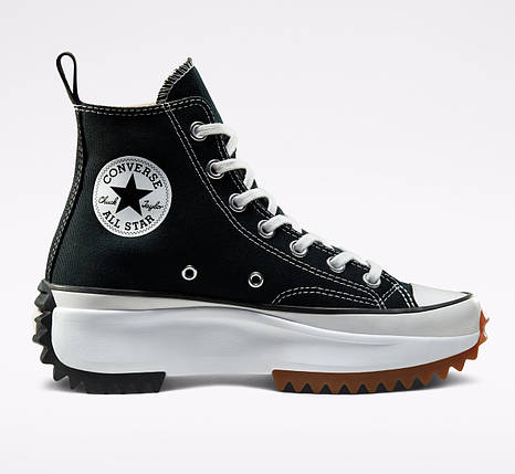 Кеди Converse Birds Star Hike Hi Black White Gum, фото 1