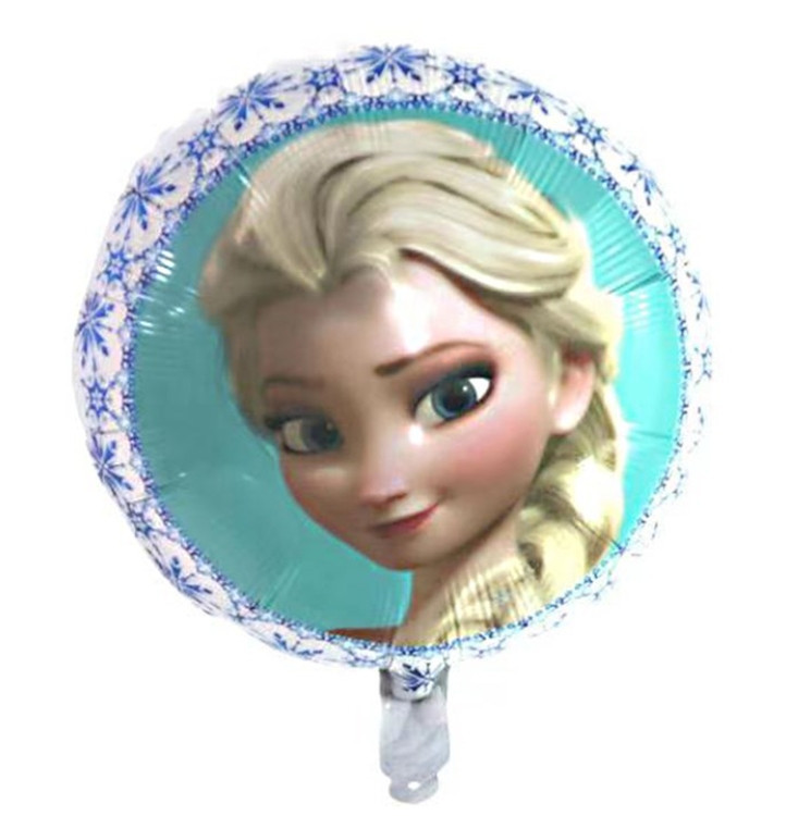 Кулька повітряна фольгована кругла " Холодне серце Ельза" 45 см.