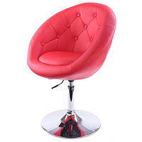 Кресло парикмахерское, для салона красоты красное с регулировкой высоты НС 8516 Красное