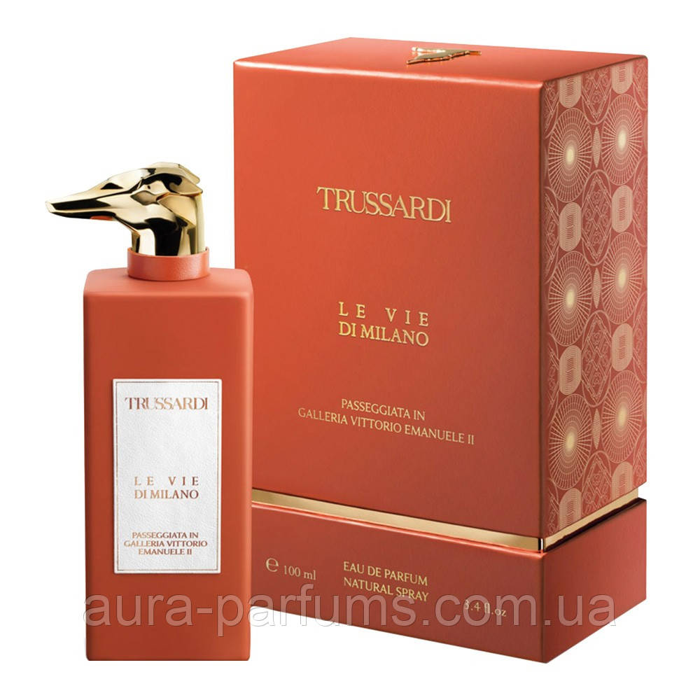 Парфуми унісекс Trussardi Le Vie Di Milano Passeggiata In Galleria Vittorio Emanuele II Парфумована вода 100 ml/мл