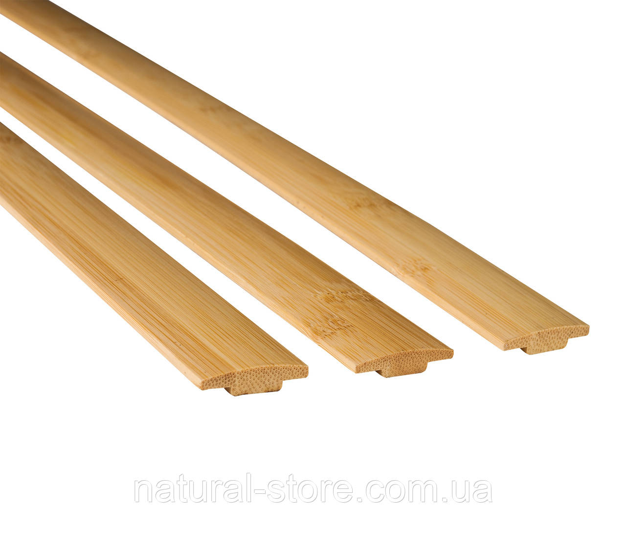 Бамбуковий молдинг стикувальний, світлий