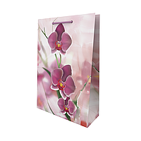 Пакет подарунковий SABONA Орхідея 15 * 20,5 * 7,5см ПВ04109