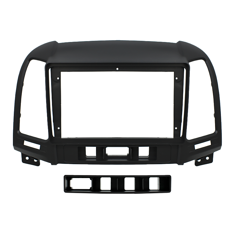 Перехідна рамка 9" Lesko Black для Hyundai Santa Fe 2006-2012гг./Hyundai IX45 2006-2012гг. (HY 148N) Хюндай