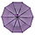 Складна жіноча парасоля напівавтомат "Краплі дощу" від SL, фіолетовий, 0497SL-3, фото 3