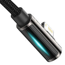 Ігровий кабель для зарядки телефона/ смартфона Baseus Legend USB - Lightning 2.4 А 2 м (CALCS-A01), фото 4