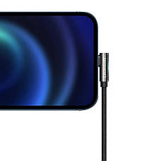 Ігровий кабель для зарядки телефона/ смартфона Baseus Legend USB - Lightning 2.4 А 2 м (CALCS-A01), фото 6