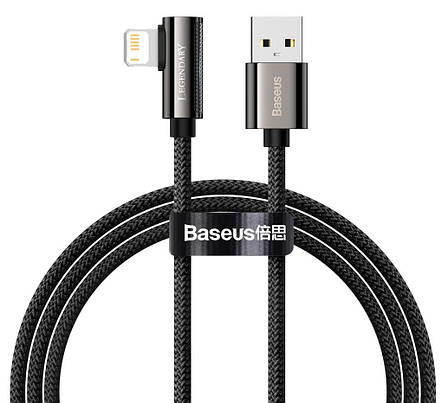 Ігровий кабель для зарядки телефона/ смартфона Baseus Legend USB - Lightning 2.4 А 1 м (CALCS-01), фото 1