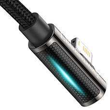 Ігровий кабель для зарядки телефона/ смартфона Baseus Legend USB - Lightning 2.4 А 1 м (CALCS-01), фото 4