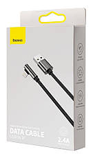Ігровий кабель для зарядки телефона/ смартфона Baseus Legend USB - Lightning 2.4 А 1 м (CALCS-01), фото 6