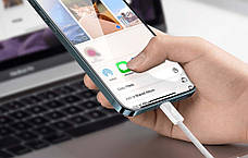 Кабель для зарядки телефона/ смартфона Baseus Dynamic Type-C - Lightning 20 Вт 1м Білий (CALD000002), фото 6