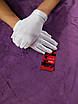 Сексуальні жіночі рукавички коротенькі білі S/L, фото 4