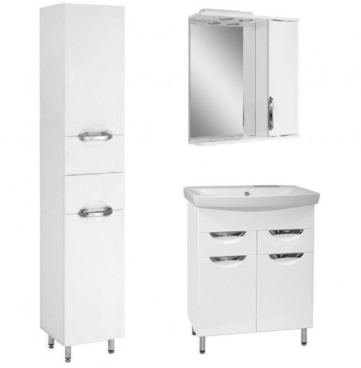 Комплект Мебели в Ванную Недорогой 60 См Пик Альвеус 23156-18600-19914 ...