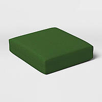 Поролоновая подушка сиденье для садовой мебели Зеленая Дралон ткань yeti home 80х80x10