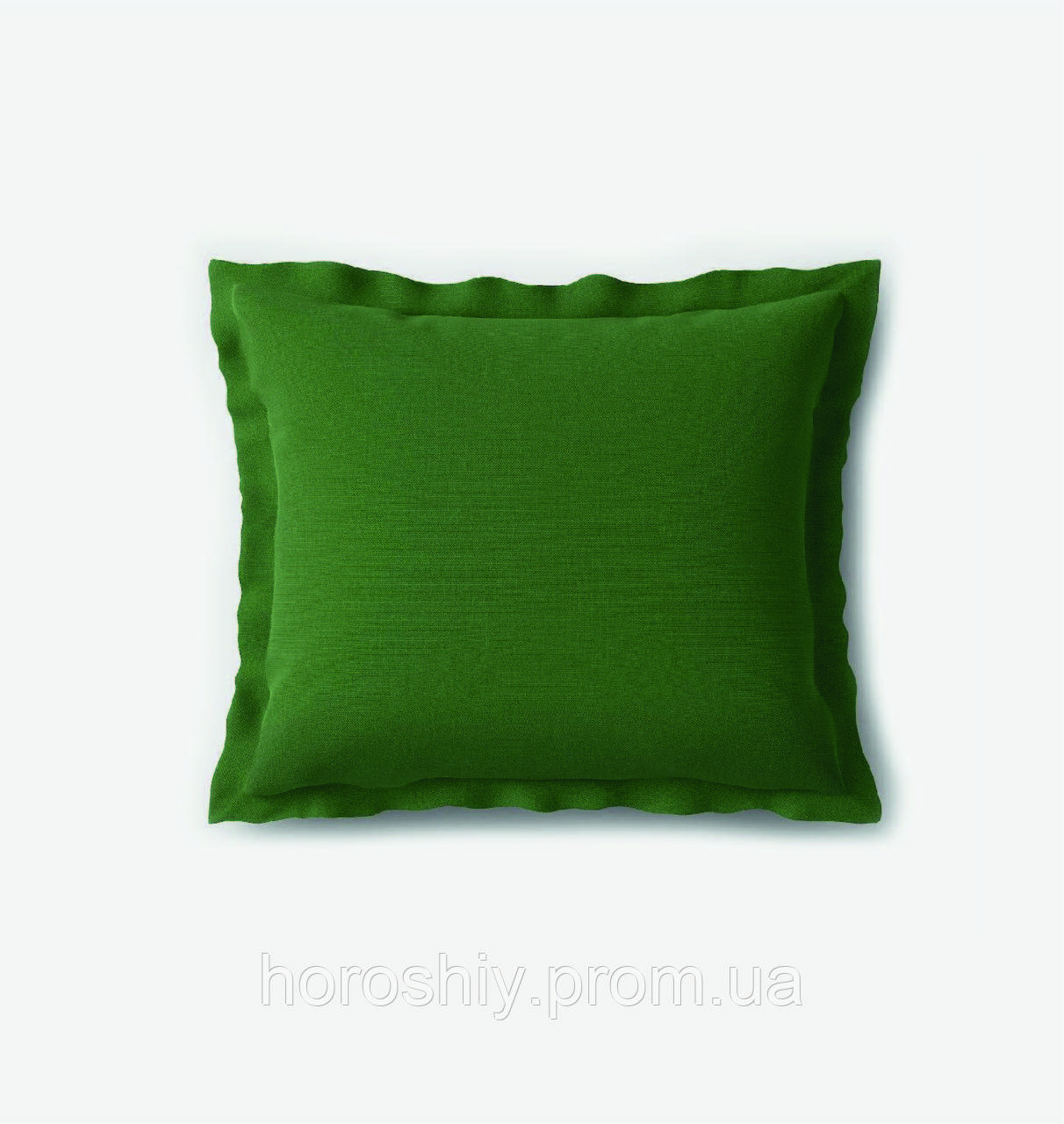 Подушка для дивана крісла 35х35 Зелена YETI HOME тканина Оксфорд