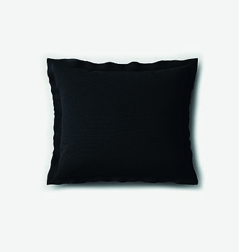 Подушка для дивана крісла 40х40 Чорна YETI HOME тканина Оксфорд
