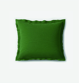 Подушка для дивана крісла 40х40 Зелена YETI HOME тканина Оксфорд