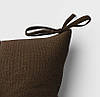 Вулична подушка для ротангових меблів з холлофайберу yeti home 120х50х10 Дралон тканина Коричневий, фото 2